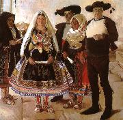 Joaquin Sorolla Bride Spain oil painting artist